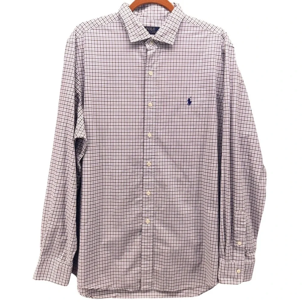 Polo Ralph‎ Lauren Plaid Button Up Shirt XL
